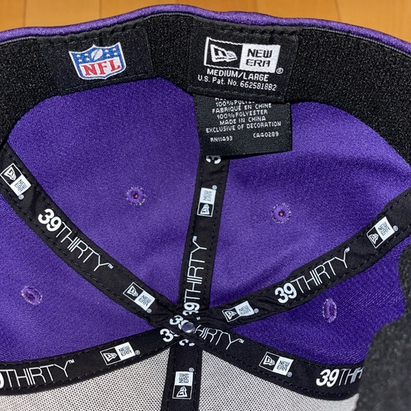 New Era Hat Minnesota Vikings Fitted 39THIRTY Cap - Picture 7 of 7